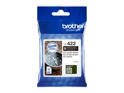 Brother LC422 - Noir - original - cartouche d'encre - pour Brother MFC-J5340DW, MFC-J5340DWE, MFC-J5345DW, MFC-J5740DW, MFC-J6540DW, MFC-J6940DW