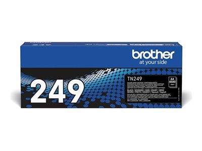 Brother TN-249BK - Très Haut Rendement - noir - original - boîte - cartouche de toner - pour Brother HL-L8240CDW, MFC-L8390CDW