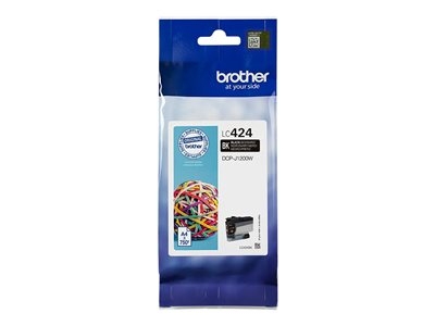 Brother LC424BK - Noir - original - cartouche d'encre - pour Brother DCP-J1200W