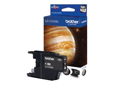 Brother LC1240BK - Noir - original - emballage coque avec alarme radioélectrique - cartouche d'encre - pour Brother DCP-J525W, DCP-J725DW, DCP-J925DW