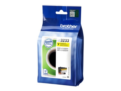Brother LC3233Y - Jaune foncé - original - cartouche d'impression - pour Brother DCP-J1100DW, MFC-J1300DW