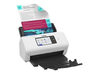 Brother ADS-4700W - Scanner de documents - CIS Double - Recto-verso - A4 - 600 dpi x 600 dpi - jusqu'à 40 ppm (mono) / jusqu'à 40 ppm (couleur) - Chargeur automatique de documents (80 feuilles) - jusqu'à 6000 pages par jour - USB 3.0, Gigabit LAN, Wi-Fi(n), USB 2.0 (Host)