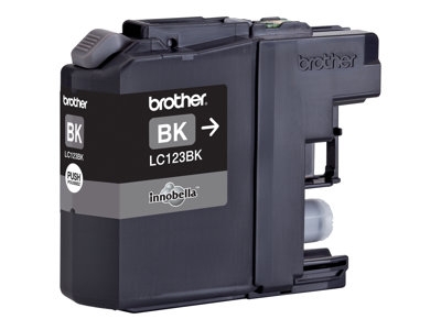Brother LC123BK - Noir - original - cartouche d'encre - pour Brother DCP-J100, DCP-J105, DCP-J132W, DCP-J4110DW, DCP-J552DW, DCP-J752DW