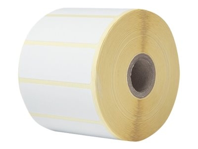 Brother - Blanc - 76 x 26 mm 1900 étiquette(s) (1 rouleau(x) x 1900 Étiquettes en forme découpée (pack de 8) - pour Brother TD-4410D, TD-4420DN, TD-4550DNWB