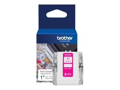 Brother CZ-1004 - Rouleau (2,54 cm x 5 m) 1 rouleau(x) étiquettes continues - pour Brother VC-500W
