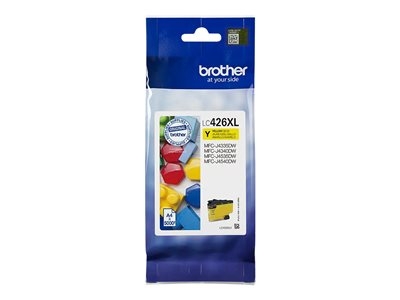 Brother LC426XLY - À rendement élevé - jaune - original - cartouche d'encre - pour Brother MFC-J4335, MFC-J4340, MFC-J4540