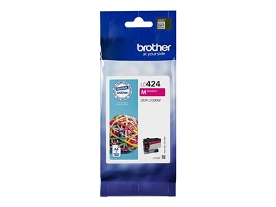 Brother LC424M - Magenta - original - cartouche d'encre - pour Brother DCP-J1200W