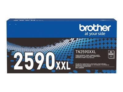 Brother TN2590XXL - Très Haut Rendement - noir - original - boîte - cartouche de toner - pour Brother MFC-L2922DW