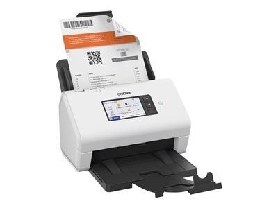 Brother ADS-4900W - Scanner de documents - CIS Double - Recto-verso - A4 - 600 dpi x 600 dpi - jusqu'à 60 ppm (mono) / jusqu'à 60 ppm (couleur) - Chargeur automatique de documents (100 feuilles) - jusqu'à 9000 pages par jour - USB 3.0, LAN, Wi-Fi(n), USB 2.0 (Host)