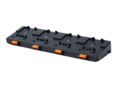 Brother 4 Slot Docking Cradle Charger - Support de chargement d'imprimante - Ethernet - connecteurs de sortie : 4 - pour RuggedJet RJ-3230BL, RJ-3250WBL