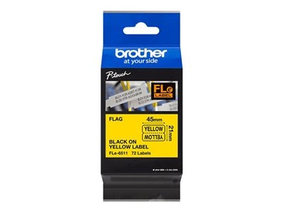Brother - Jaune - 72 étiquette(s) étiquettes - pour P/N: US#PTE800W