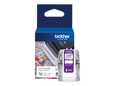 Brother CZ-1001 - Rouleau (0,94 cm x 5 m) 1 rouleau(x) étiquettes continues - pour Brother VC-500W