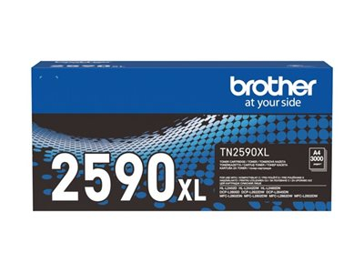 Brother TN2590XL - Noir - original - boîte - cartouche de toner - pour Brother MFC-L2922DW