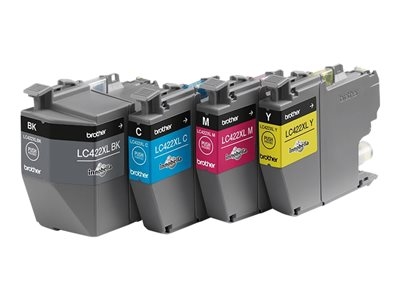 Brother LC422XL - Pack de 4 - noir, jaune, cyan, magenta - original - cartouche d'encre - pour Brother MFC-J5340DW, MFC-J5345DW, MFC-J5740DW, MFC-J6540DW, MFC-J6940DW