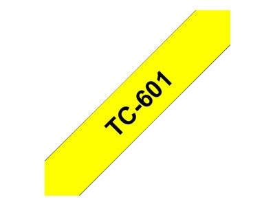 Brother - Noir, jaune - Rouleau (1,2 cm x 8 m) 1 cassette(s) ruban laminé - pour P-Touch PT-2000, PT-3000, PT-500, PT-5000, PT-8E
