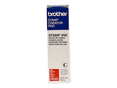 Brother - Pack de 12 - 20 ml - rouge - original - recharge d'encre - pour StampCreator PRO SC-2000, PRO SC-2000USB