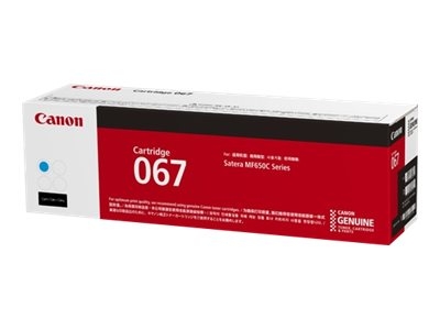 Canon 067 - Cyan - original - cartouche de toner - pour i-SENSYS MF651Cw