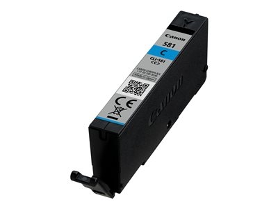 Canon CLI-581C - 5.6 ml - cyan - original - réservoir d'encre - pour PIXMA TS6251, TS6350, TS6351, TS705, TS8252, TS8350, TS8351, TS8352, TS9550, TS9551