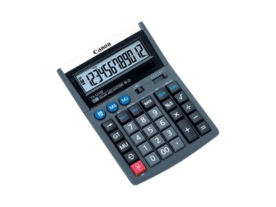 Canon TX-1210E - Calculatrice de poche - 12 chiffres - panneau solaire, pile - noir