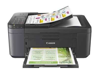 Canon PIXMA TR4755i - Imprimante multifonctions - couleur - jet d'encre - A4 (210 x 297 mm), Legal (216 x 356 mm) (original) - A4/Legal (support) - jusqu'à 6.4 ppm (copie) - jusqu'à 8.8 ipm (impression) - 100 feuilles - 33.6 Kbits/s - USB 2.0, Wi-Fi(n) - noir