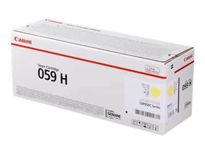 Canon 059 H - Haute capacité - jaune - original - cartouche de toner - pour i-SENSYS LBP852Cx; Satera LBP851C, LBP852Ci