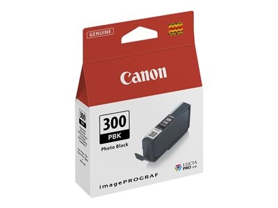 Canon PFI-300 PBK - Photo noire - original - réservoir d'encre - pour imagePROGRAF PRO-300
