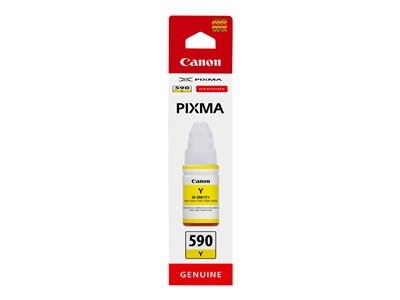 Canon GI 590 Y - 70 ml - jaune - original - recharge d'encre - pour PIXMA G1500, G1501, G1510, G2500, G2501, G2510, G3500, G3501, G3510, G4410, G4500, G4511