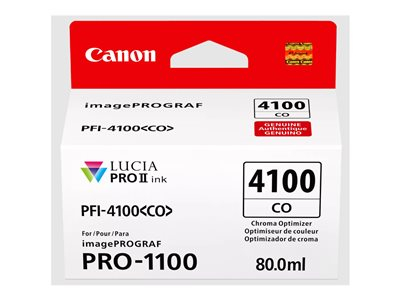 Canon PFI-4100 CO - 80 ml - optimiseur de couleurs - original - boîte de suspension - réservoir d'encre - pour imagePROGRAF PRO-1100