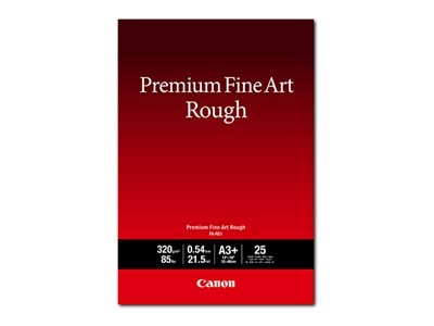 Canon Premium FA-RG1 - Coton - brute - 21,5 millièmes de pouce - A3 Plus (330 x 480 mm) - 320 g/m² - 25 feuille(s) papier pour beaux arts - pour imagePROGRAF PRO-1000