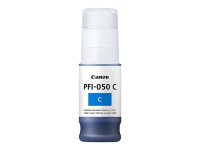 Canon PFI-050C - 70 ml - cyan - original - réservoir d'encre - pour imagePROGRAF TC-20, TC-20M, TC-21, TC-21M