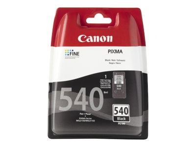 Canon PG-540 - 8 ml - noir - original - cartouche d'encre - pour PIXMA MG2250, MG3250, MG3510, MG3550, MG3650, MG4250, MX395, MX455, MX475, MX525, MX535