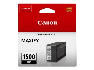 Canon PGI-1500 BK - 12.4 ml - noir - original - réservoir d'encre - pour MAXIFY MB2050, MB2150, MB2155, MB2350, MB2750, MB2755