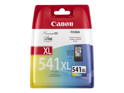 Canon CL-541XL - 15 ml - à rendement élevé - couleur (cyan, magenta, jaune) - original - cartouche d'encre - pour PIXMA GM4050, MG3150, MG3510, MG3550, MG3650, MG4250, MX475, MX525, MX535, TS5150, TS5151