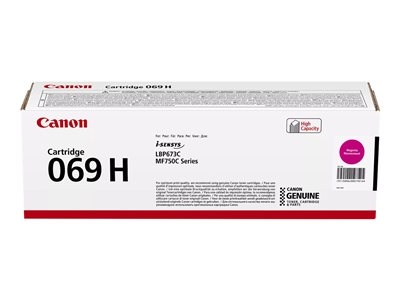 Canon 069H - À rendement élevé - magenta - original - boîte - cartouche de toner - pour i-SENSYS LBP673Cdw, LBP673dw, MF752Cdw, MF754Cdw
