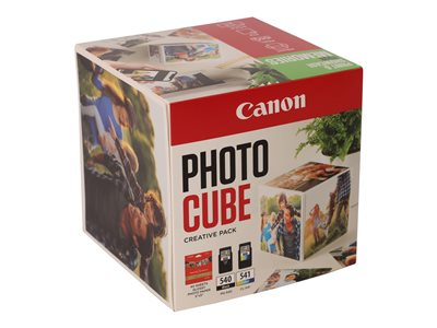 Canon Photo Cube Creative Pack - Brillant - pack de 2 - noir, couleur (cyan, magenta, jaune) - original - vert - jeu de papier / cartouche d'encre - pour PIXMA TS5150, TS5151