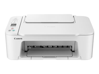 Canon PIXMA TS3751i - Imprimante multifonctions - couleur - jet d'encre - Legal (216 x 356 mm)/A4 (210 x 297 mm) (original) - A4/Legal (support) - jusqu'à 7.7 ipm (impression) - 60 feuilles - Wi-Fi(n), USB 2.0 - blanc