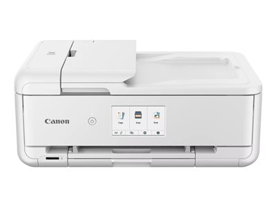Canon PIXMA TS9551Ca - Imprimante multifonctions - couleur - jet d'encre - A4 (210 x 297 mm), Legal (216 x 356 mm) (original) - A3 (support) - jusqu'à 15 ipm (impression) - 200 feuilles - USB 2.0, LAN, Wi-Fi(n) - blanc