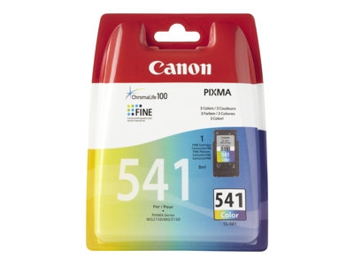 Canon CL-541 - 8 ml - couleur (cyan, magenta, jaune) - original - cartouche d'encre - pour PIXMA MG3150, MG3510, MG3550, MG3650, MG4250, MX395, MX475, MX525, MX535, TS5150, TS5151