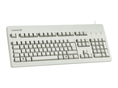 CHERRY G80-3000 - Clavier - PS/2, USB - Espagnol - gris clair