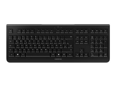 CHERRY KW 3000 - Clavier - 100% - full size - sans fil - 2.4 GHz - QWERTY - Portugais - noir