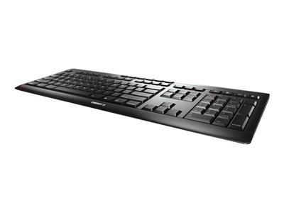 CHERRY STREAM CLAVIER SANS FIL - Clavier - sans fil - 2.4 GHz - Belge - commutateur : CHERRY SX - noir