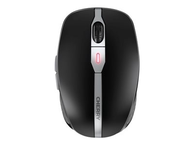 CHERRY MW 9100 - Souris - 6 boutons - sans fil - 2.4 GHz, Bluetooth 4.0 - récepteur sans fil USB - noir