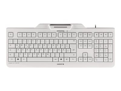 CHERRY KC 1000 SC - Clavier - USB - Pan Nordic - commutateur : CHERRY LPK - gris pâle