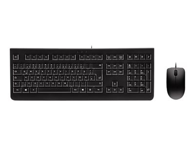 CHERRY DC 2000 - Ensemble clavier et souris - USB - Hongrois - noir