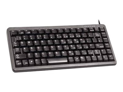 CHERRY Compact-Keyboard G84-4100 - Clavier - PS/2, USB - Français - noir