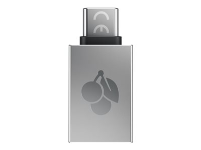CHERRY - Adaptateur USB - USB type A (F) pour USB-C (M) - USB 3.0 OTG - argent