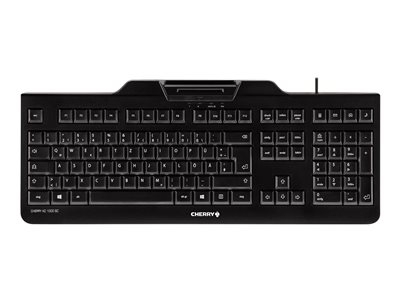 CHERRY KC 1000 SC - Clavier - USB - Français - noir