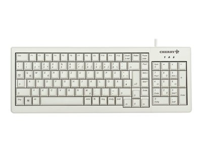 CHERRY XS Complete G84-5200 - Clavier - PS/2, USB - Français - gris clair