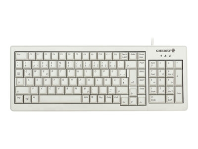 CHERRY ML5200 - Clavier - PS/2, USB - US - gris clair