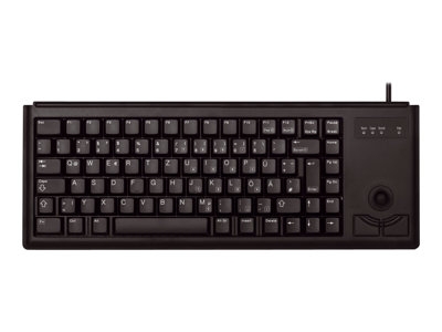 CHERRY Compact-Keyboard G84-4400 - Clavier - USB - Français - noir
